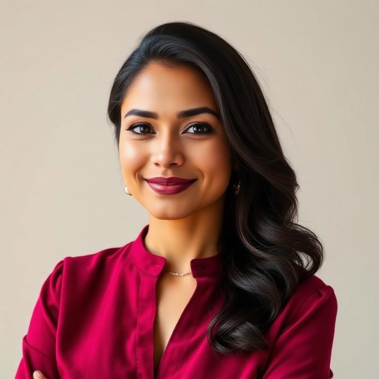 Portrait of S. Patel, Director of Career Services
